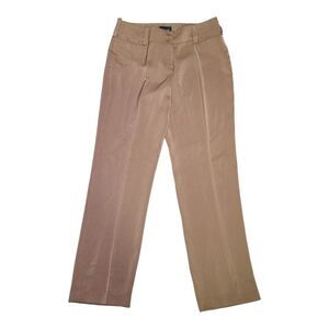 Focus 2000 Women's Classic Dress Pants Slacks Size 10 Camel Brown New With Tags
